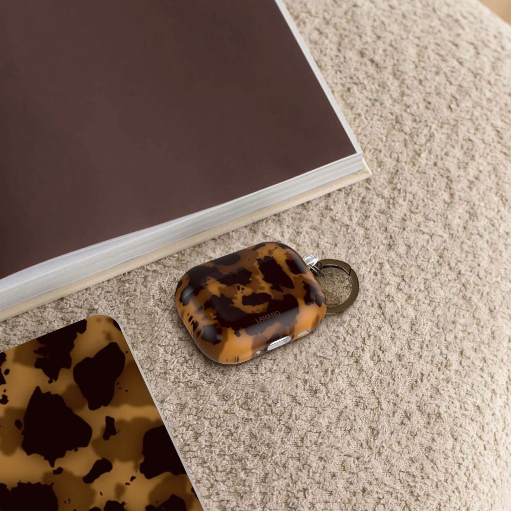 Tech-Protect Lamano Skal till AirPods Pro 3 - Svart/Brun