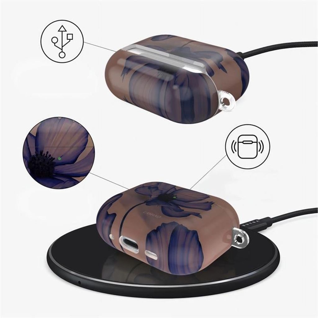 Tech-Protect Lamano Skal till AirPods 3 Pro - Brun/Lila