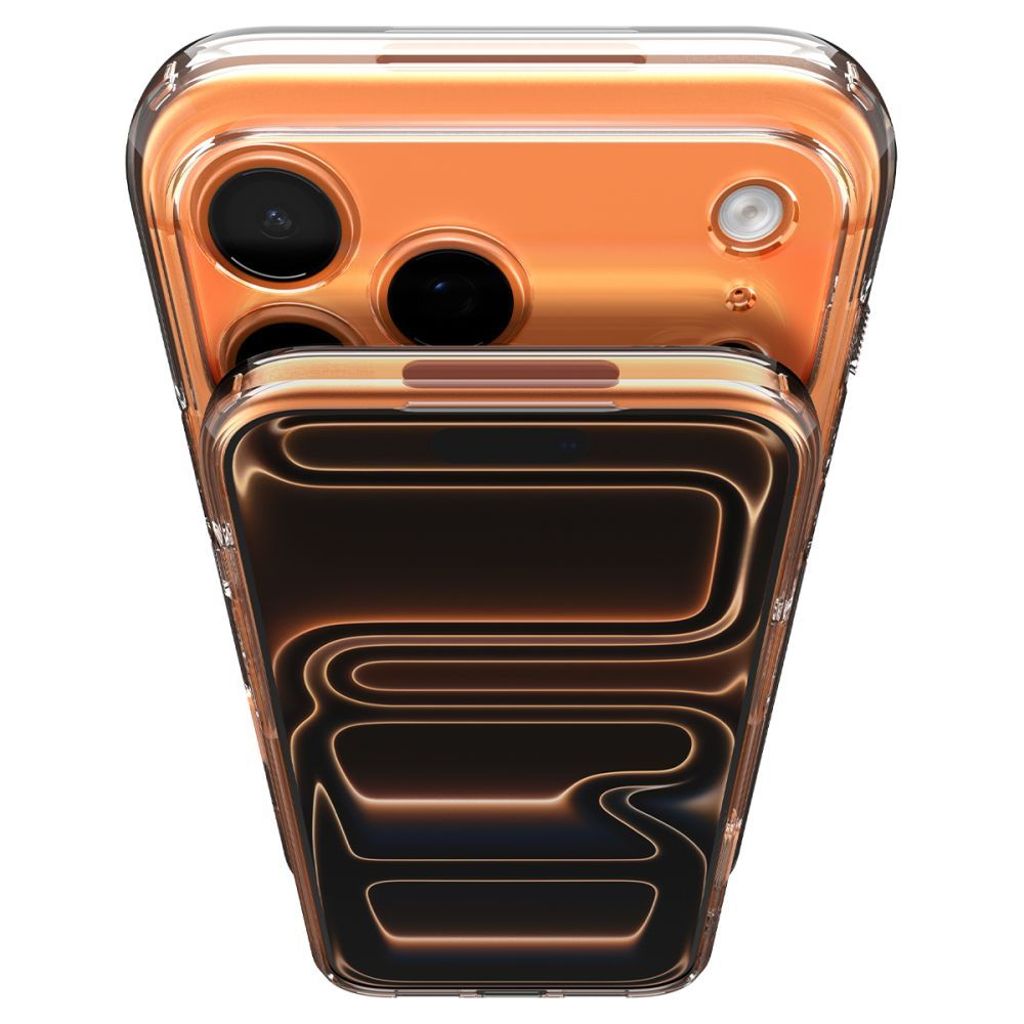 Spigen Thin Fit MagSafe Cover til iPhone 17 Pro - Transparent Orange