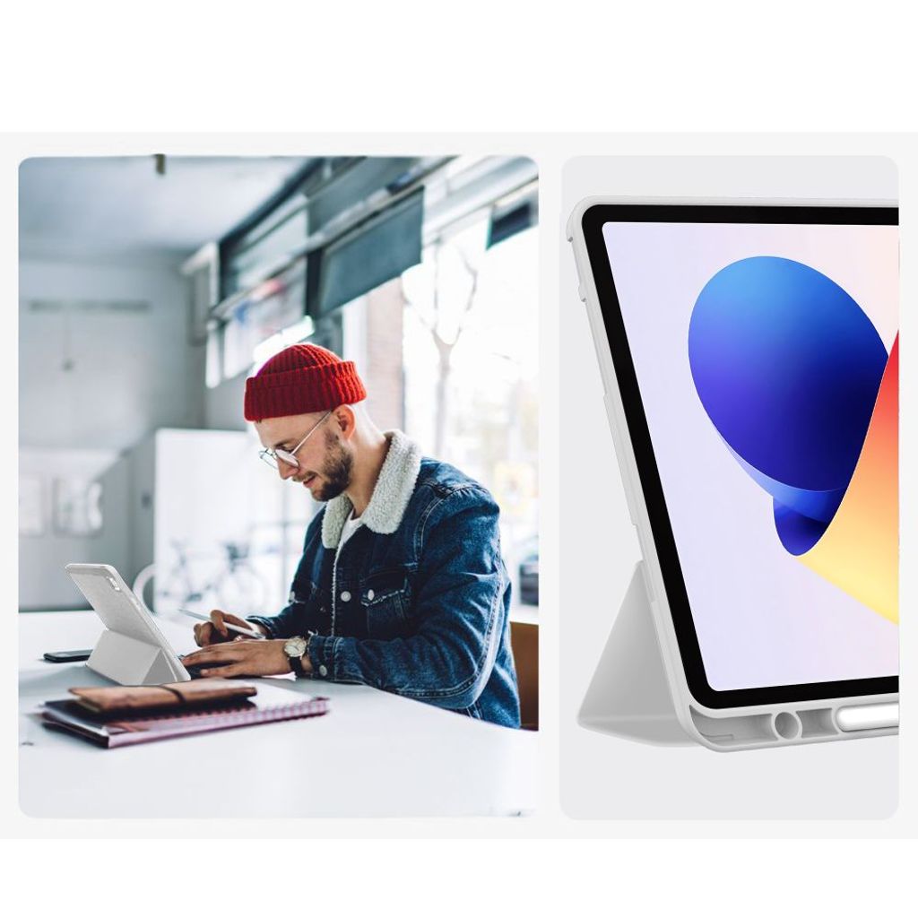 Tech-Protect SC Pen Kotelo Xiaomi Poco Pad M1 / Redmi Pad 2 Pro - Harmaa