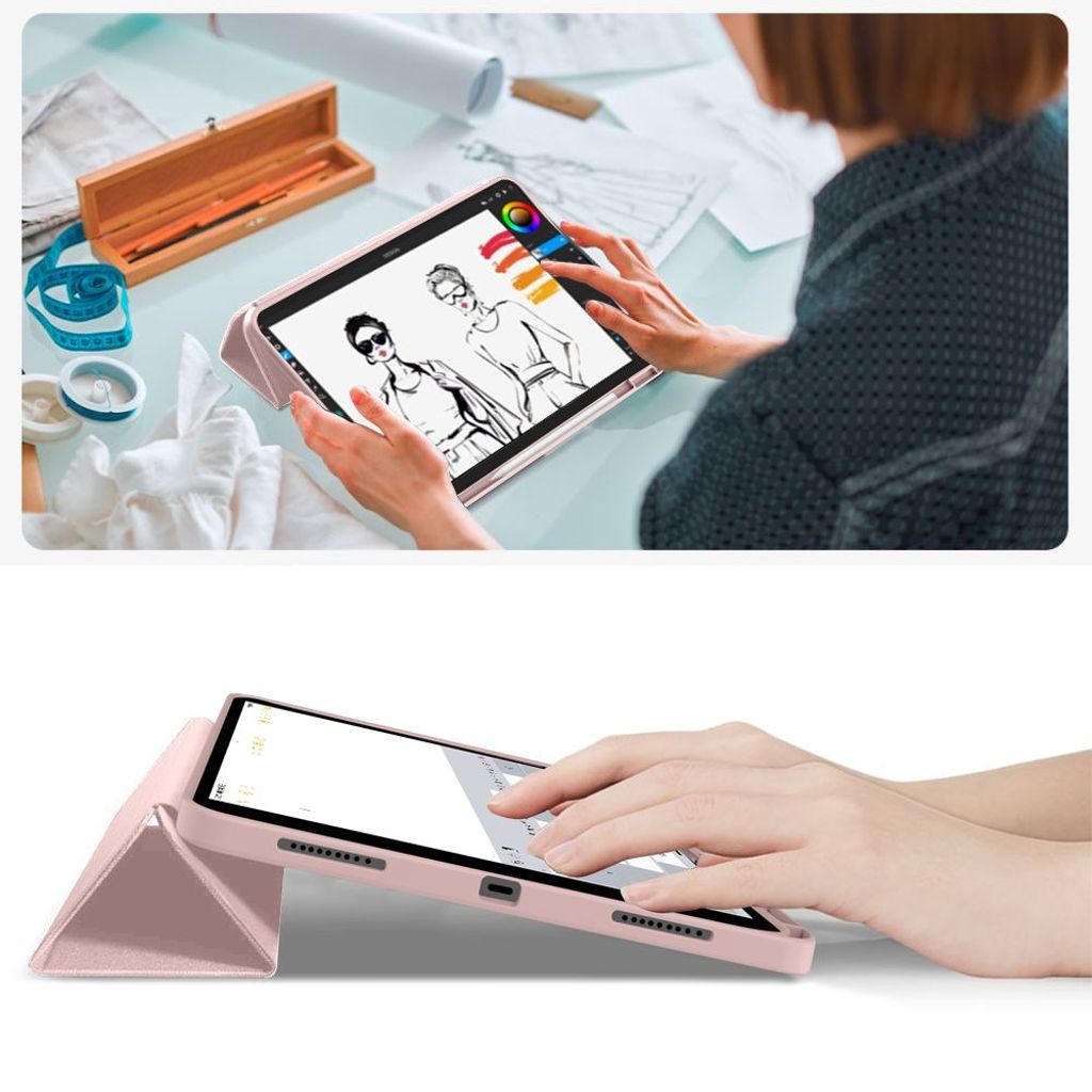 Tech-Protect SC Pen Etui til iPad Pro 11" 2024-2025 - Rosa