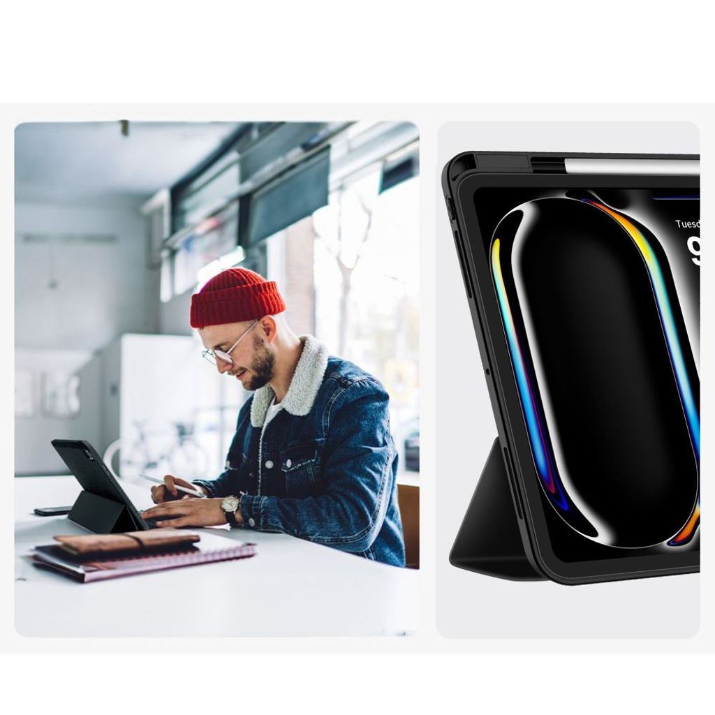Tech-Protect SC Pen Etui til iPad Pro 11" 2024-2025 - Svart