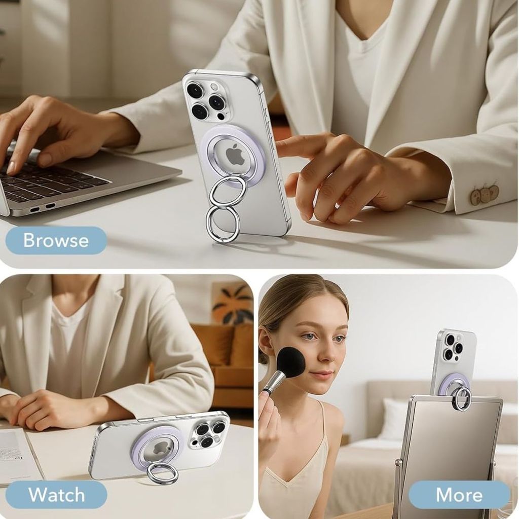 ESR HaloLock MagSafe ringhållare för mobiltelefon – lila