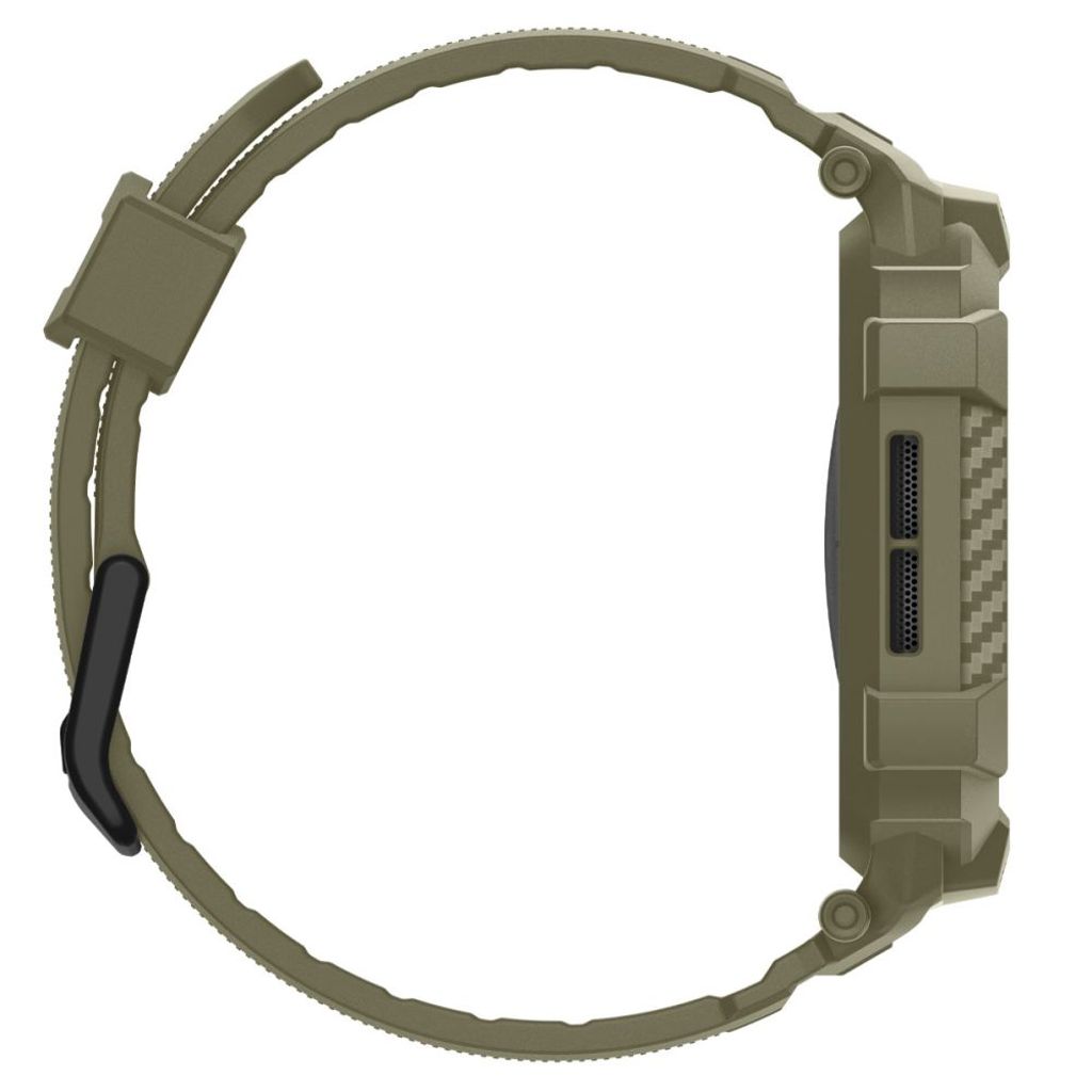 Spigen Rugged Armor Pro Kellonranneke Apple Watch 46mm - Vihreä