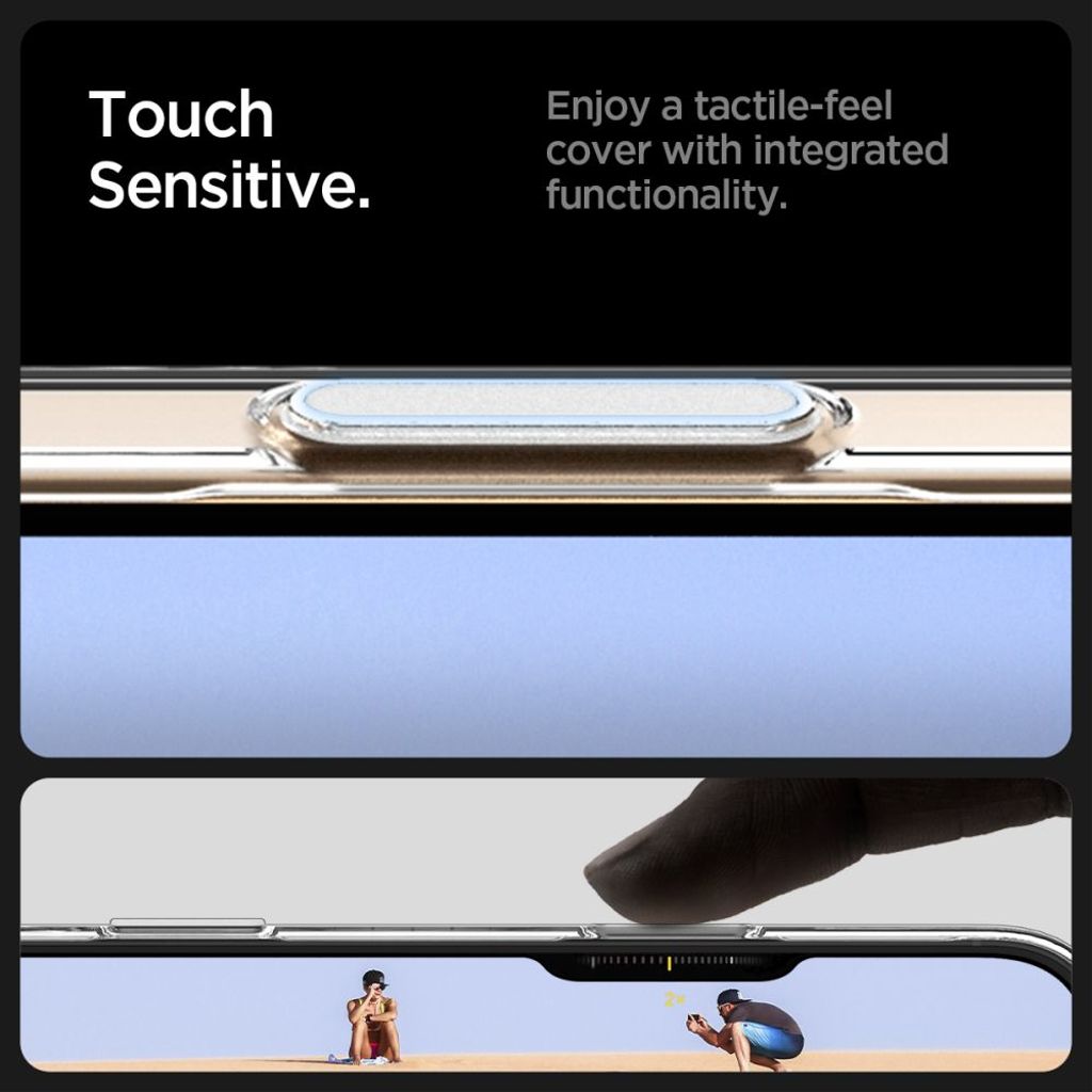 Spigen Thin Fit MagSafe Skal till iPhone 16 Pro - Transparent/Vit