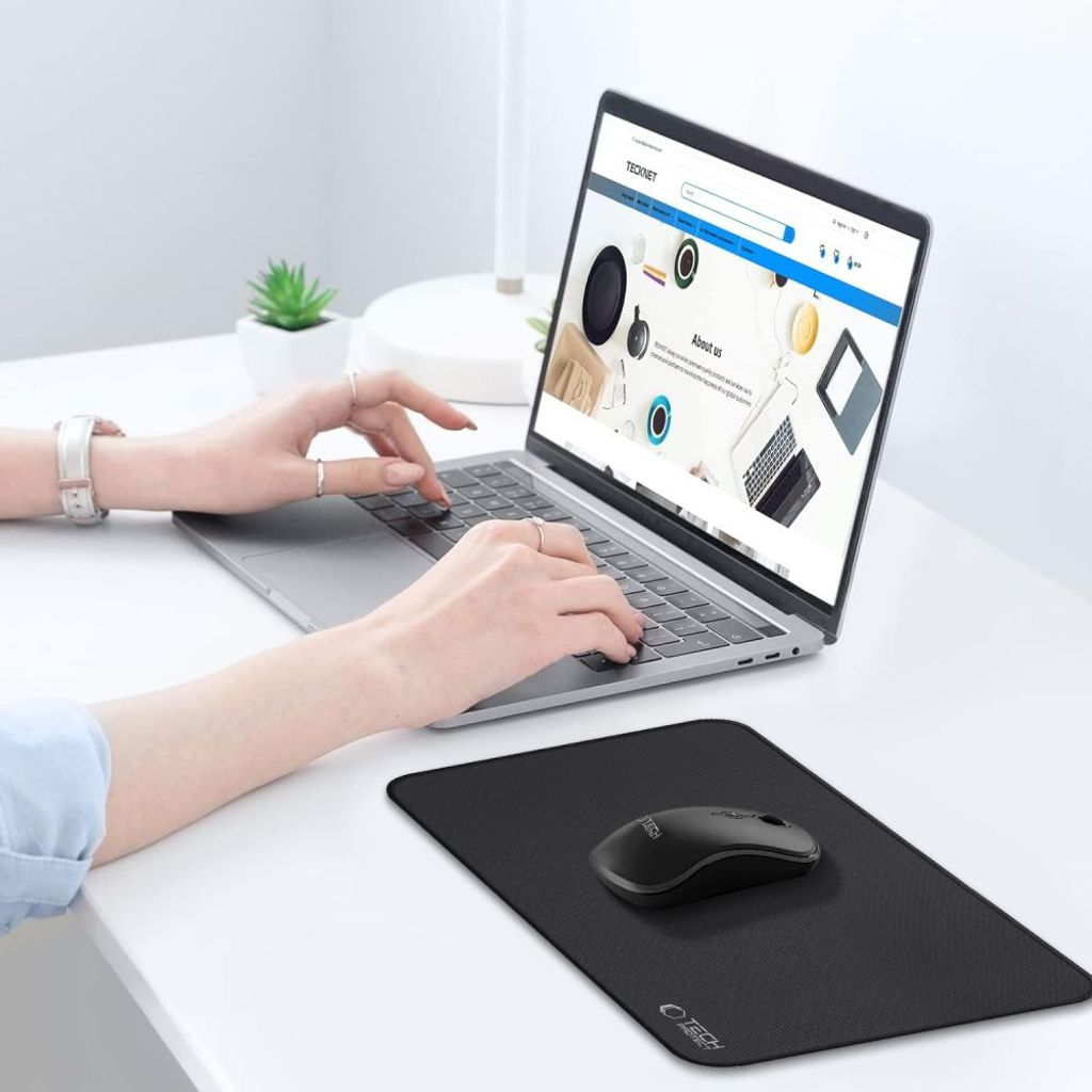 Tech-Protect A100 musematte 35 x 25 cm - Svart