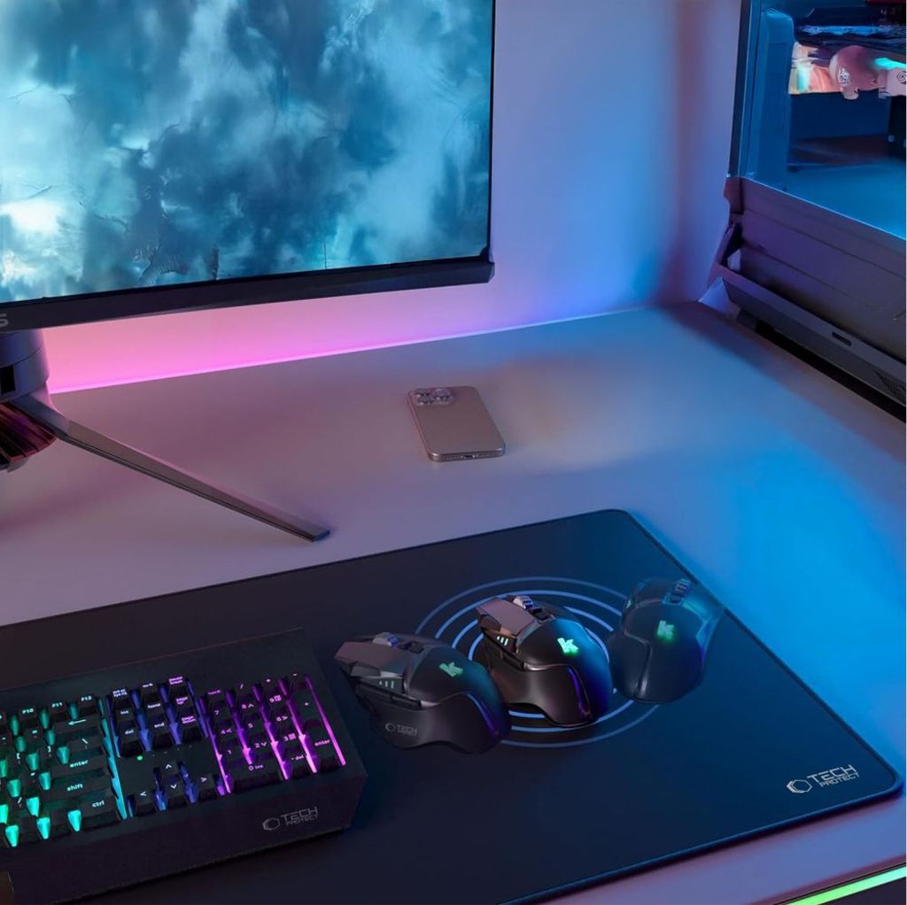 Tech-Protect A100 gamingmusematte – svart