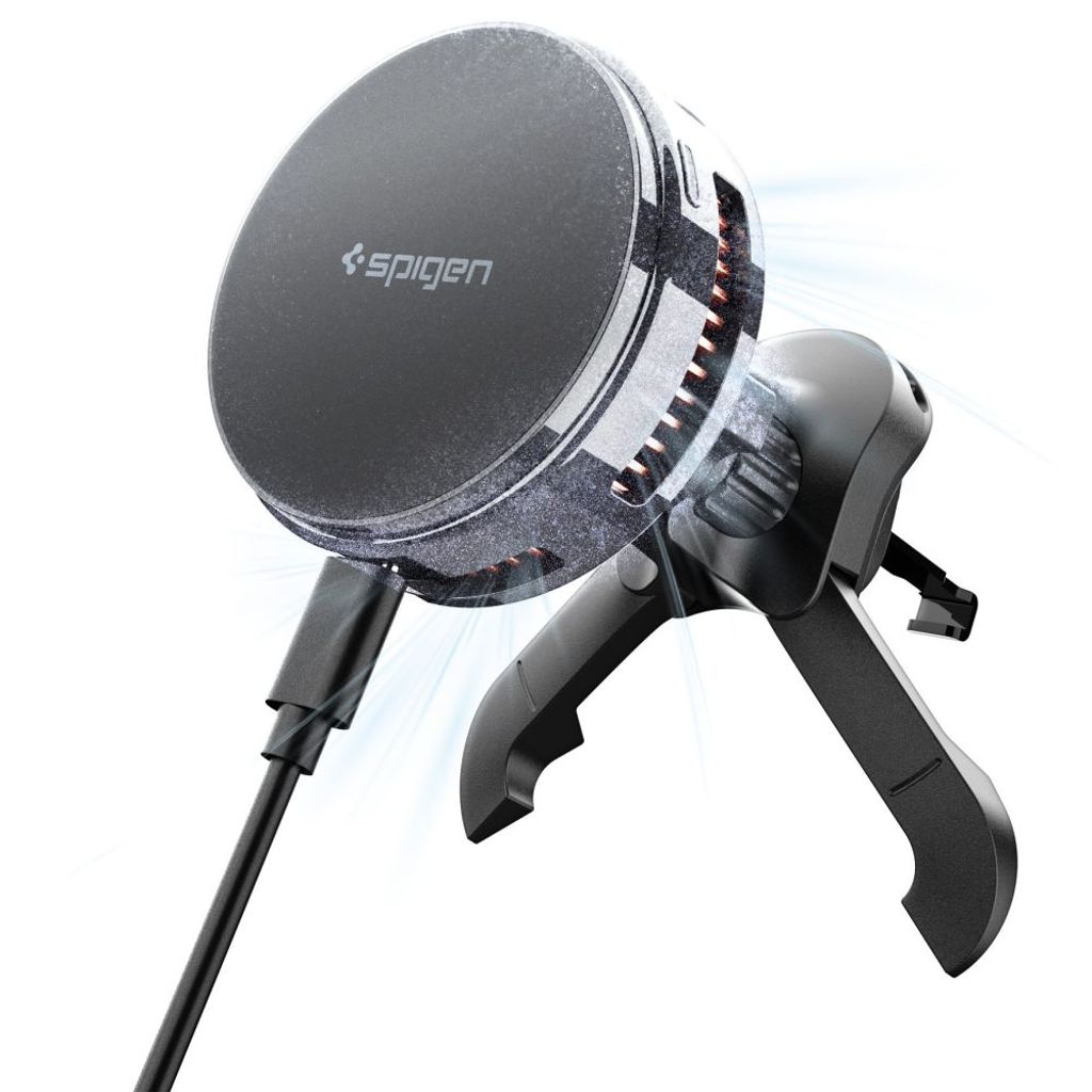 Spigen Essential EV25MFAQ MagSafe biltelefonhållare – svart