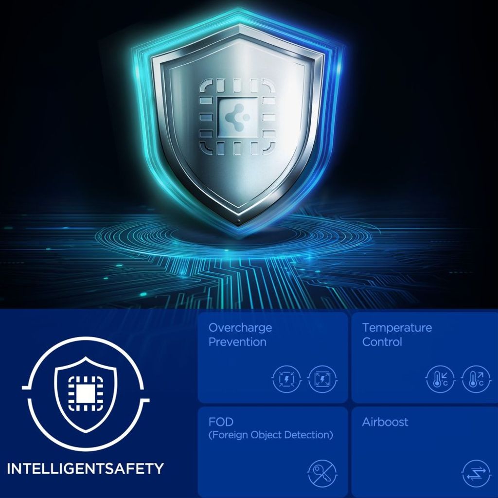 Spigen Essential EV25MFAQ MagSafe biltelefonhållare – svart