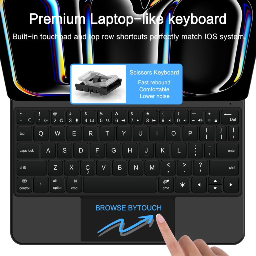 Tech-Protect SmartCase Magnetic Etui til iPad Pro 11" 2024-2025 - Svart