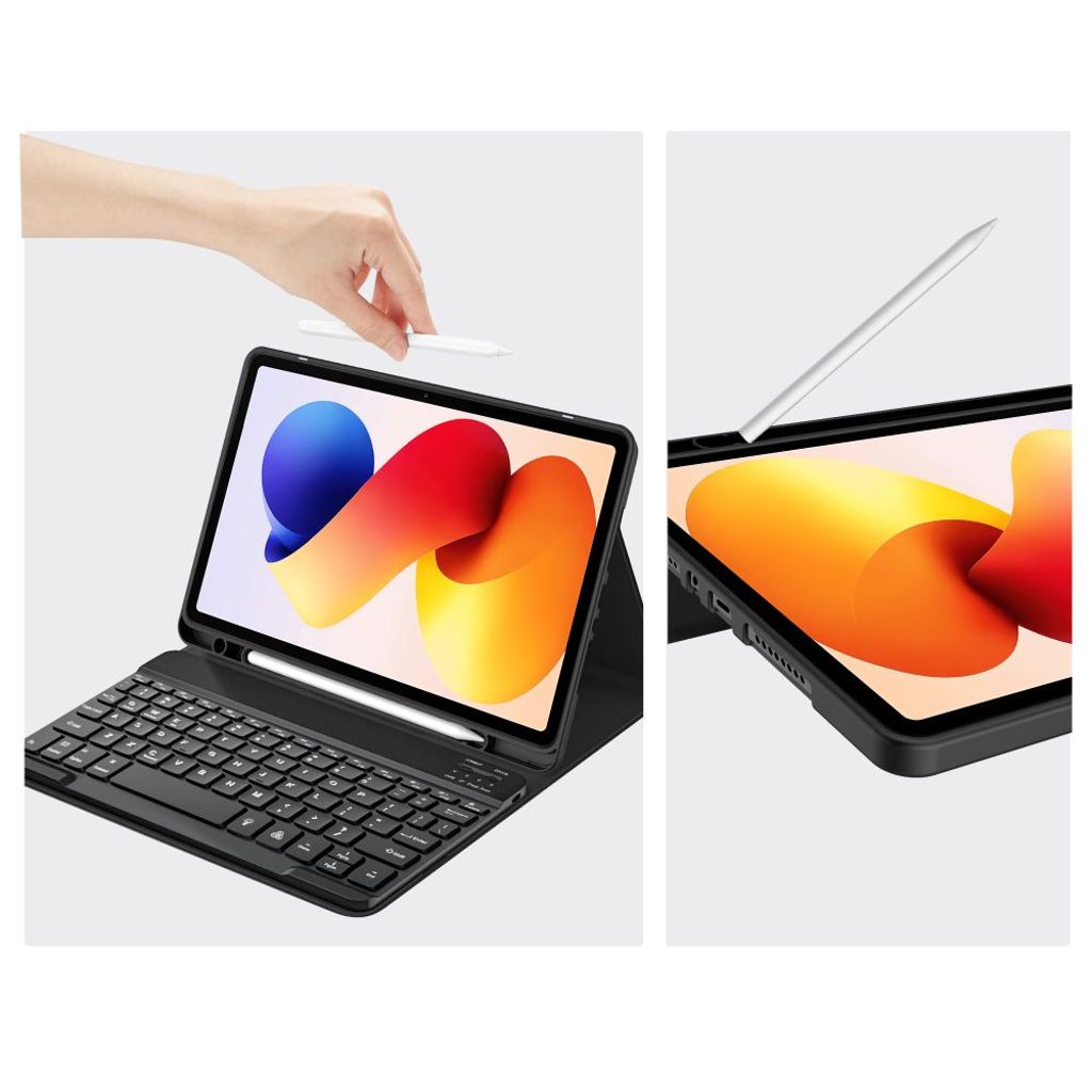 Tech-Protect SC Pen Kotelo Xiaomi Poco Pad M1 / Redmi Pad 2 Pro - Musta