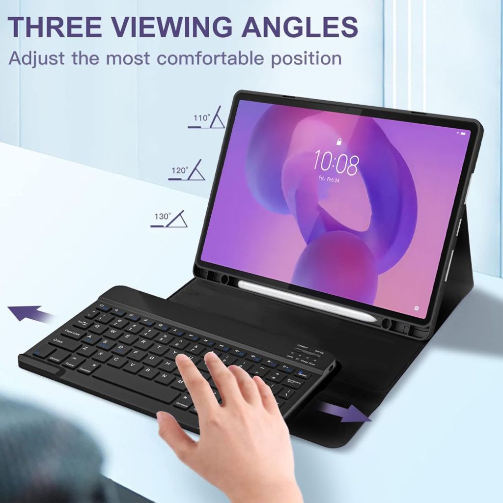 Tech-Protect SC Pen Fodral till Lenovo Idea Tab Plus 12.1" - Svart