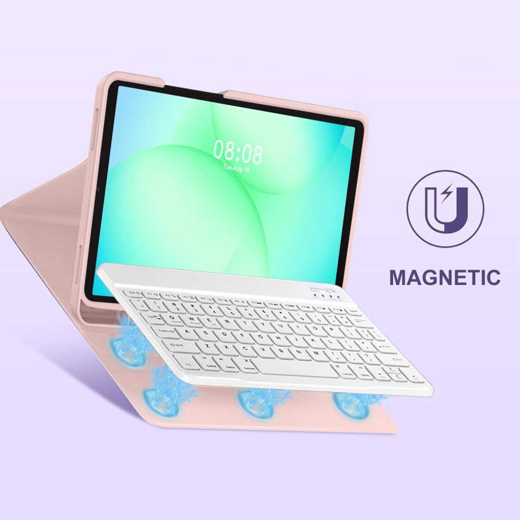 Tech-Protect SC Pen Fodral till Samsung Galaxy Tab A9 Plus/A11 Plus - Rosa