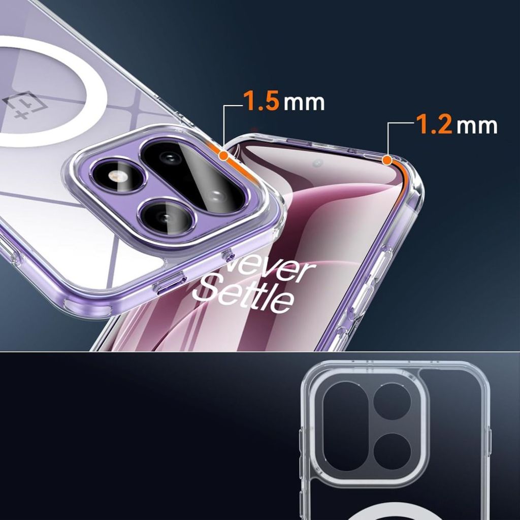 Tech-Protect Flexair Hybrid MagSafe Skal till OnePlus 15 - Transparent