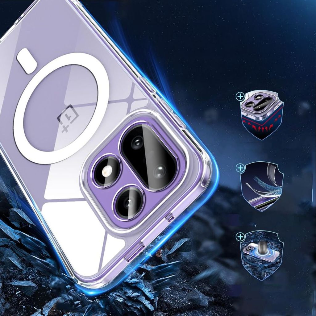 Tech-Protect Flexair Hybrid MagSafe Skal till OnePlus 15 - Transparent