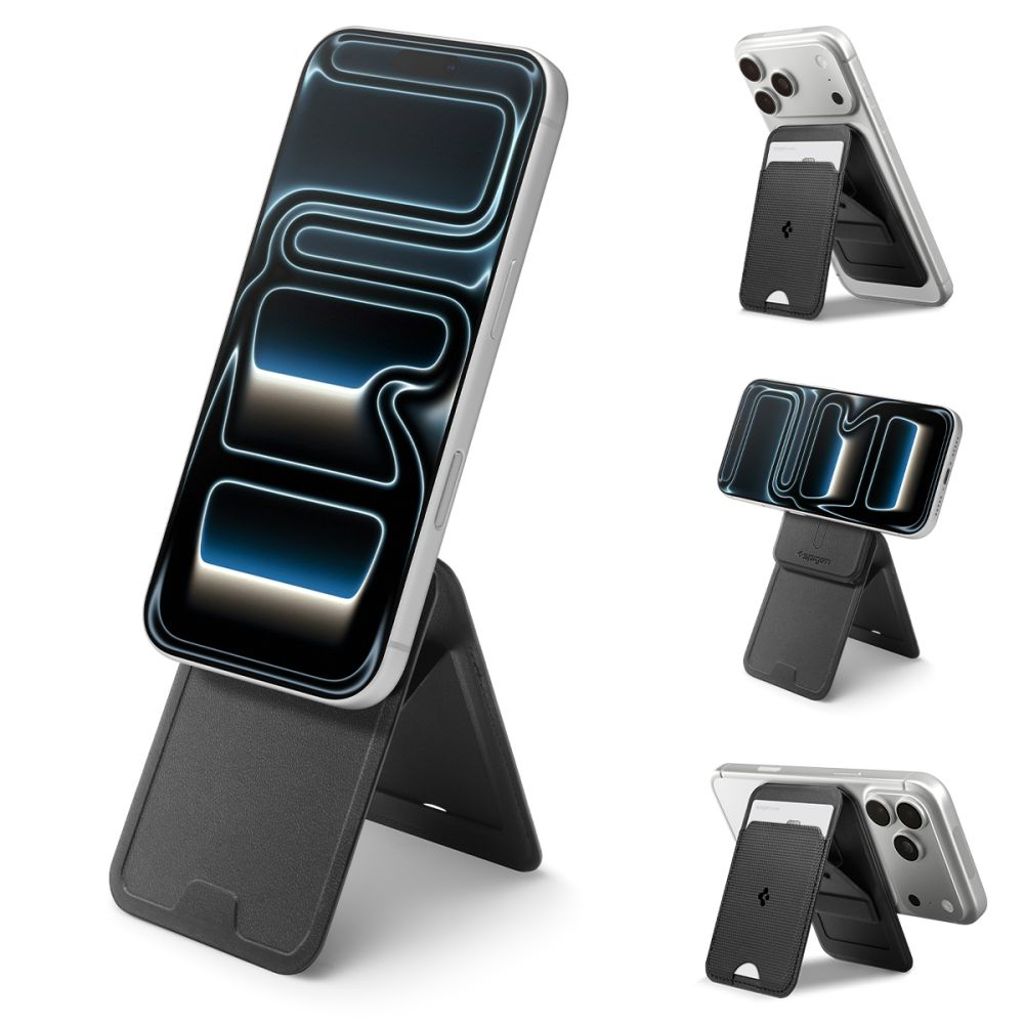 Spigen S314-3 MagSafe-korthållare med Stativ – svart