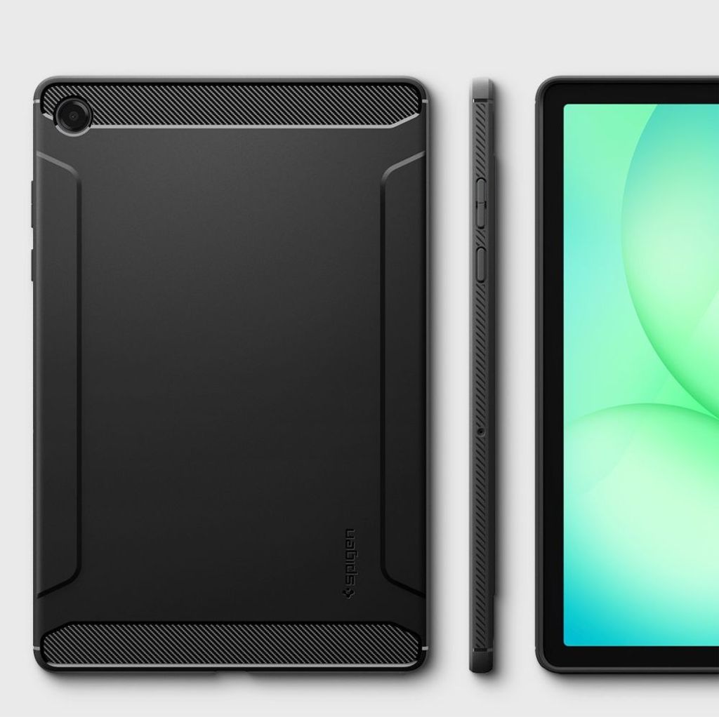 Spigen Rugged Armor Skal till Samsung Galaxy Tab A11 Plus - Svart