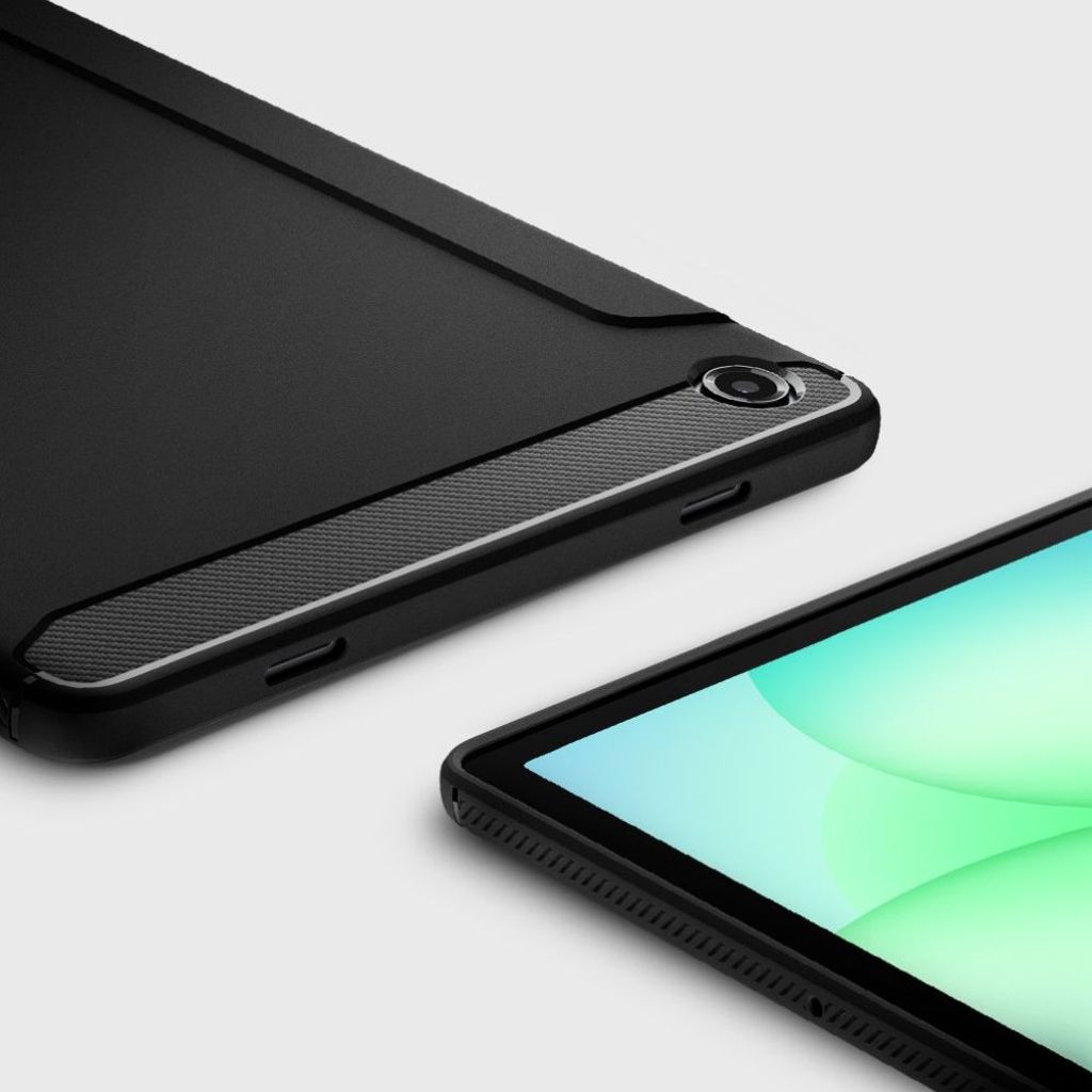 Spigen Rugged Armor Skal till Samsung Galaxy Tab A11 Plus - Svart