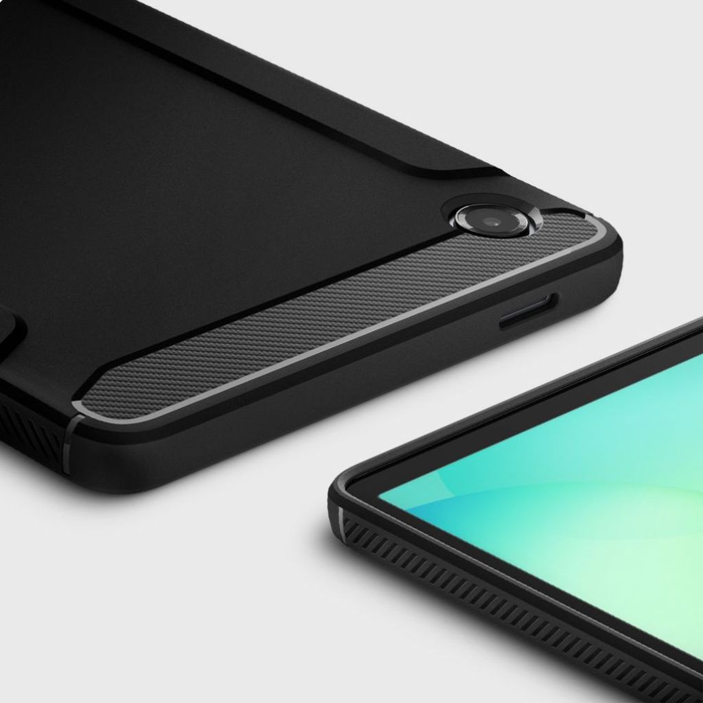 Spigen Rugged Armor Skal till Samsung Galaxy Tab A11 - Svart