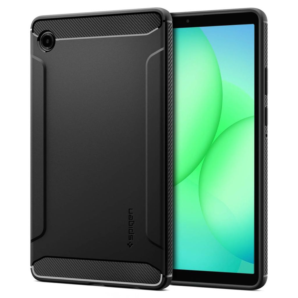 Spigen Rugged Armor Skal till Samsung Galaxy Tab A11 - Svart