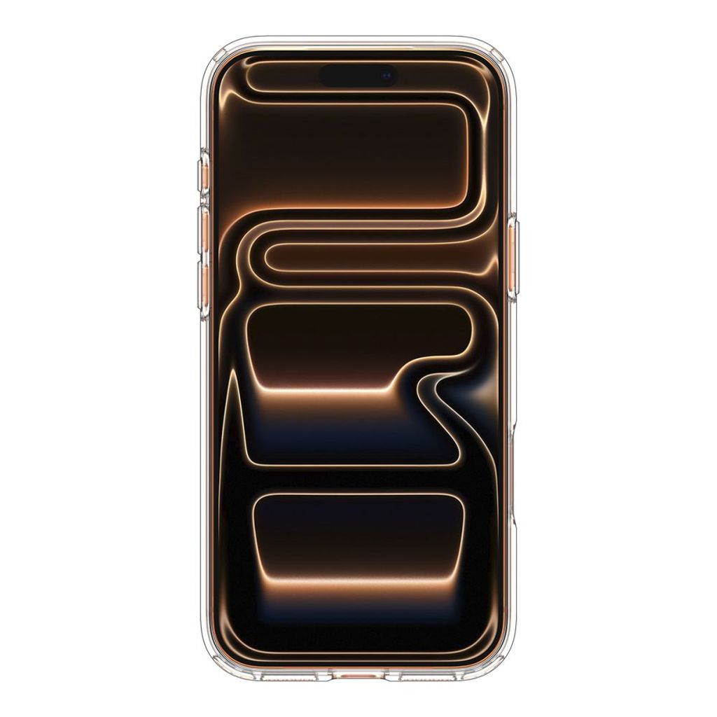 Spigen Ultra Hybrid MagSafe Cover til iPhone 17 Pro - Transparent Orange