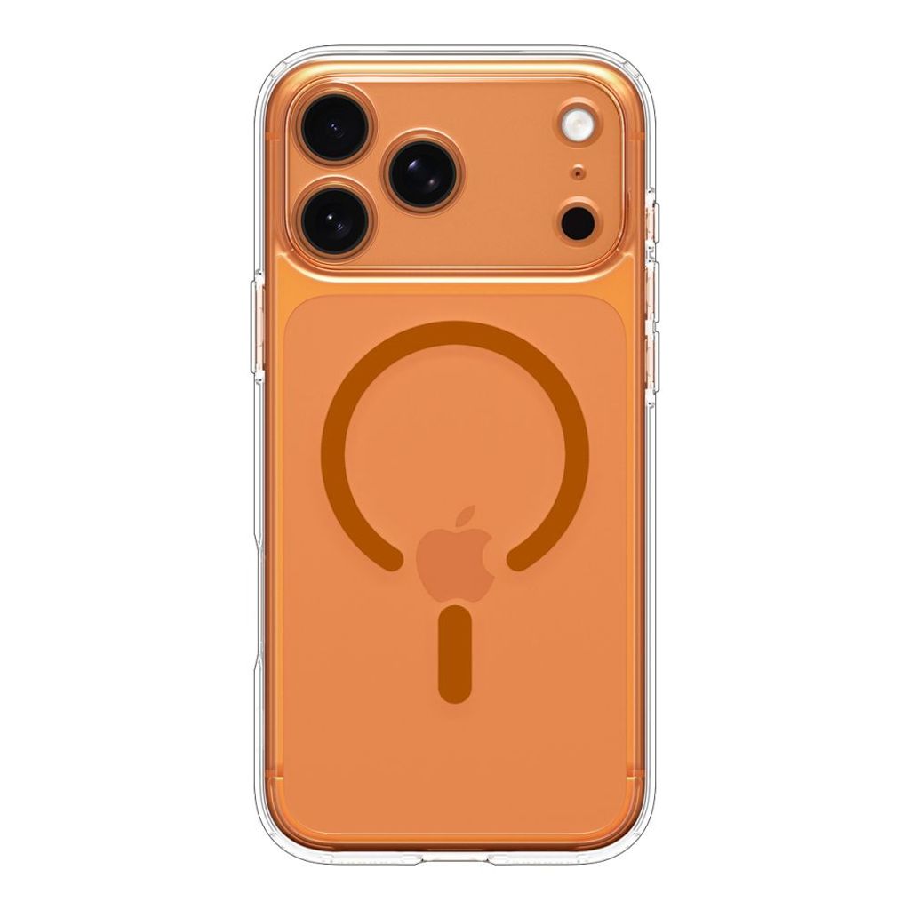 Spigen Ultra Hybrid MagSafe Cover til iPhone 17 Pro Max - Transparent Orange