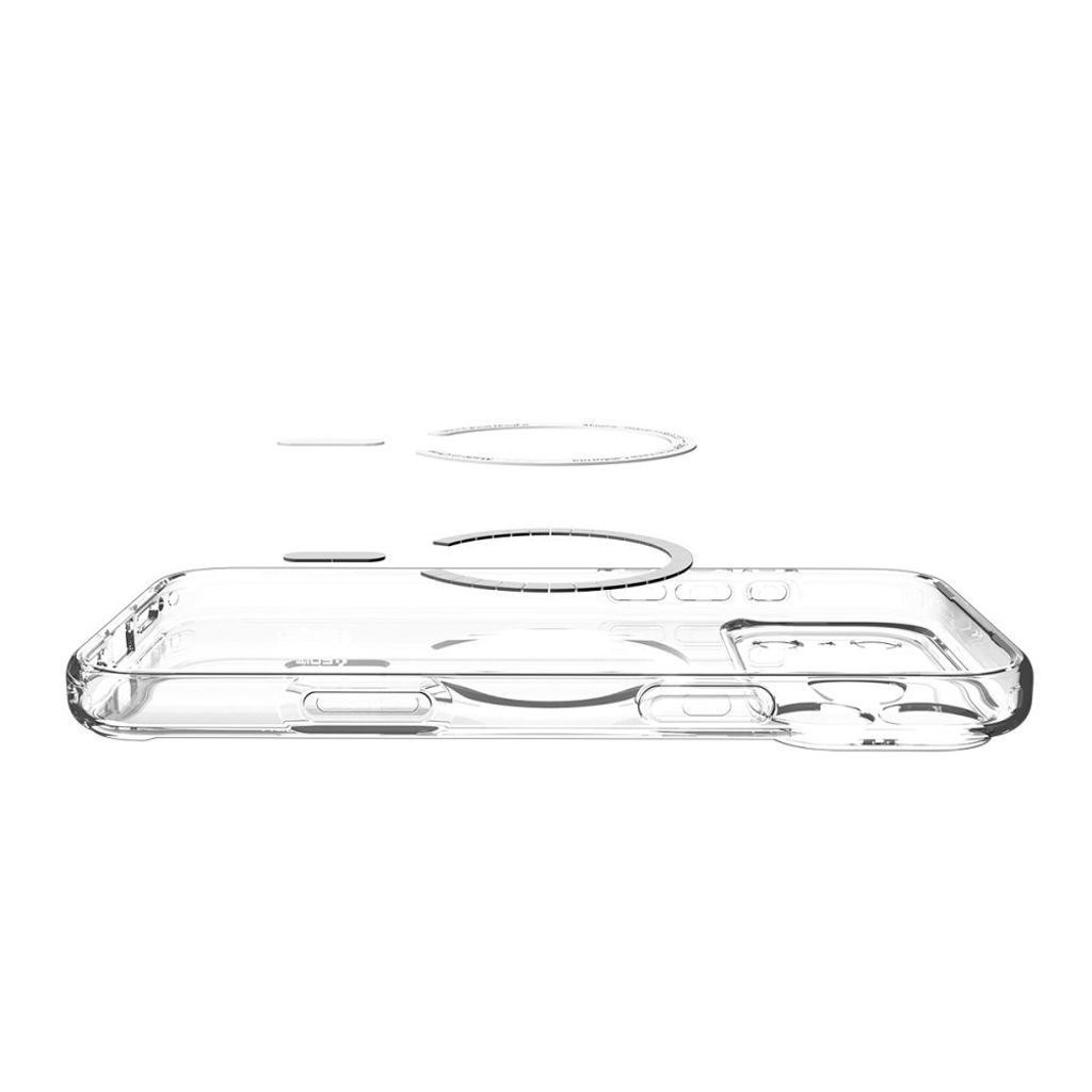 Spigen Ultra Hybrid MagSafe Cover til iPhone 17 Pro Max - Transparent Orange