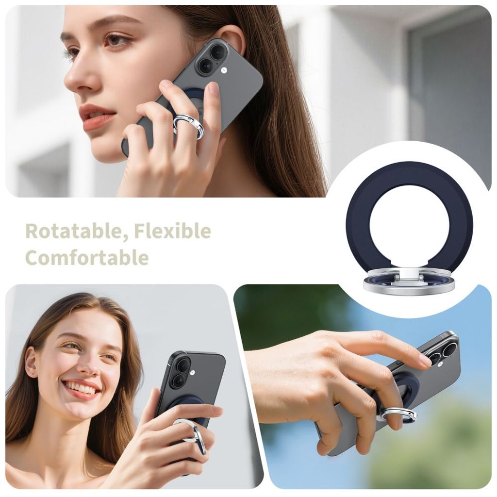 Tech-Protect MMR500 MagSafe Ringhållare – Mörkblå