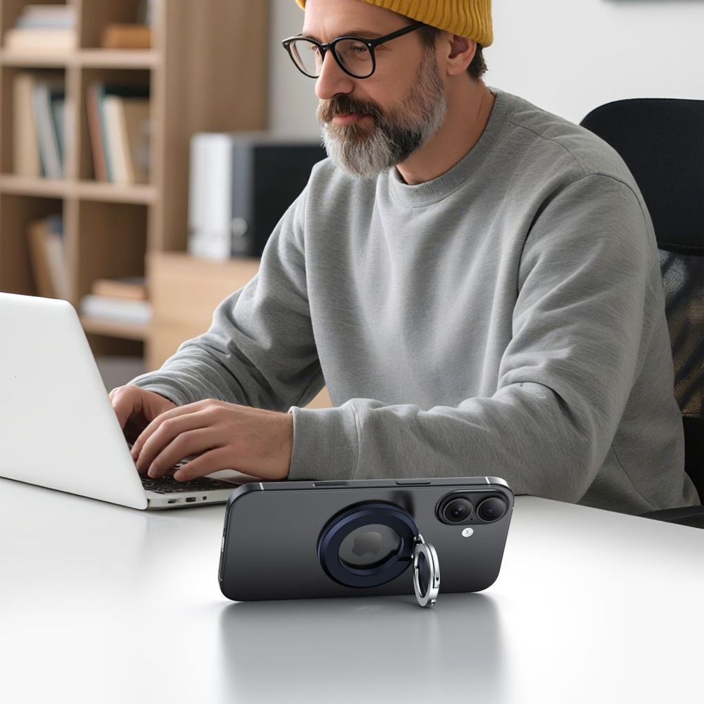 Tech-Protect MMR500 MagSafe Ringhållare – Mörkblå