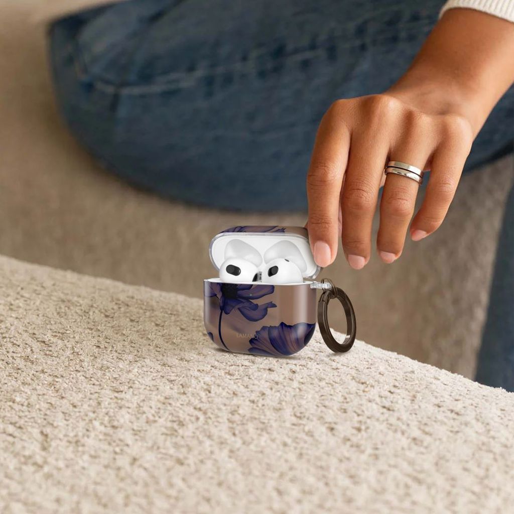 Tech-Protect Lamano Skal till AirPods 4 - Brun/Lila