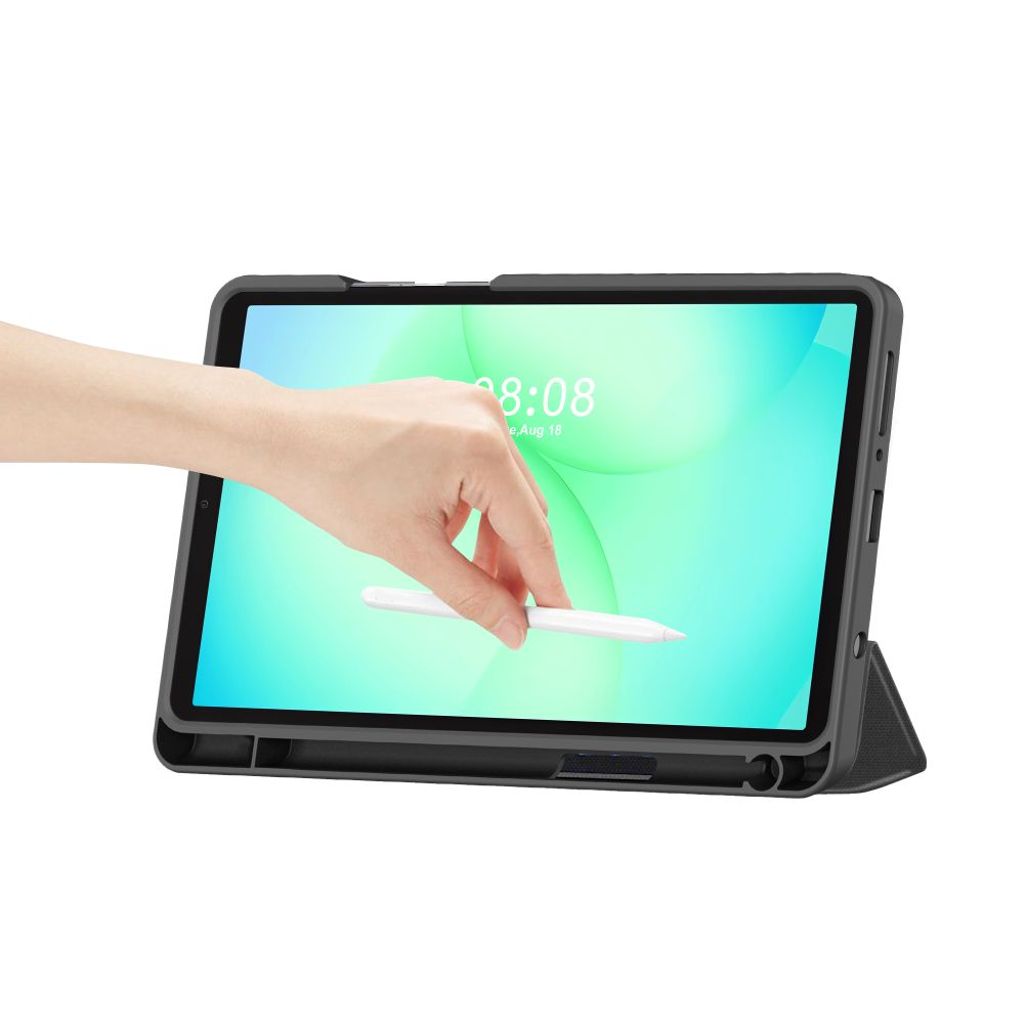 Tech-Protect SC Pen Canvas Fodral till Samsung Galaxy Tab A9 Plus/A11 Plus - Grå