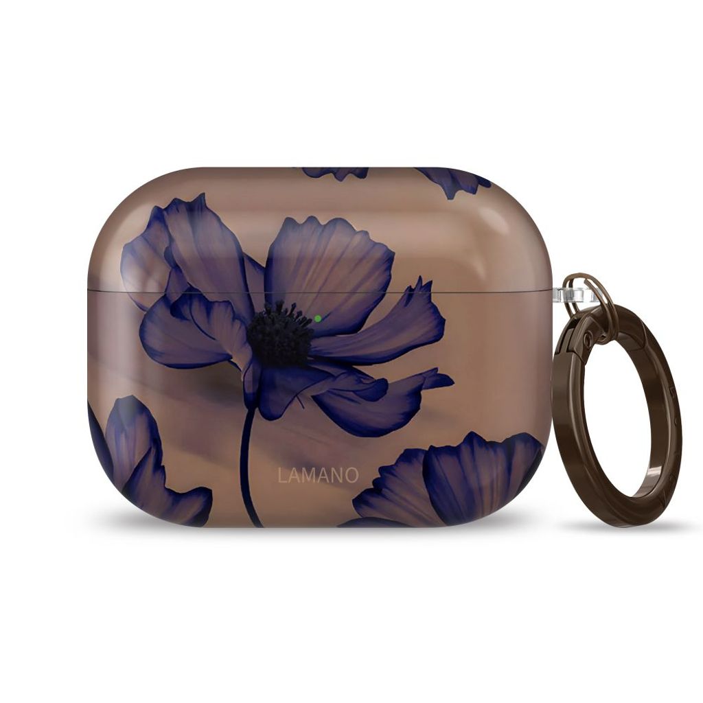 Tech-Protect Lamano Kuori AirPods Pro 1 / 2 - Ruskea/violetti