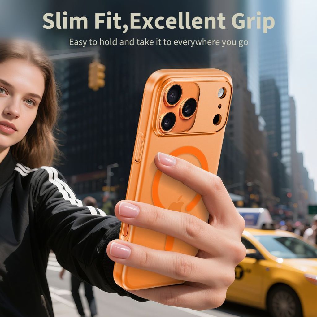 Tech-Protect Magslim MagSafe Cover til iPhone 17 Pro Max - Orange