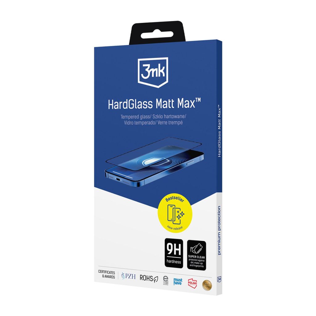 3mk HardGlass Matt Max Skärmskydd till Samsung Galaxy S26 Plus