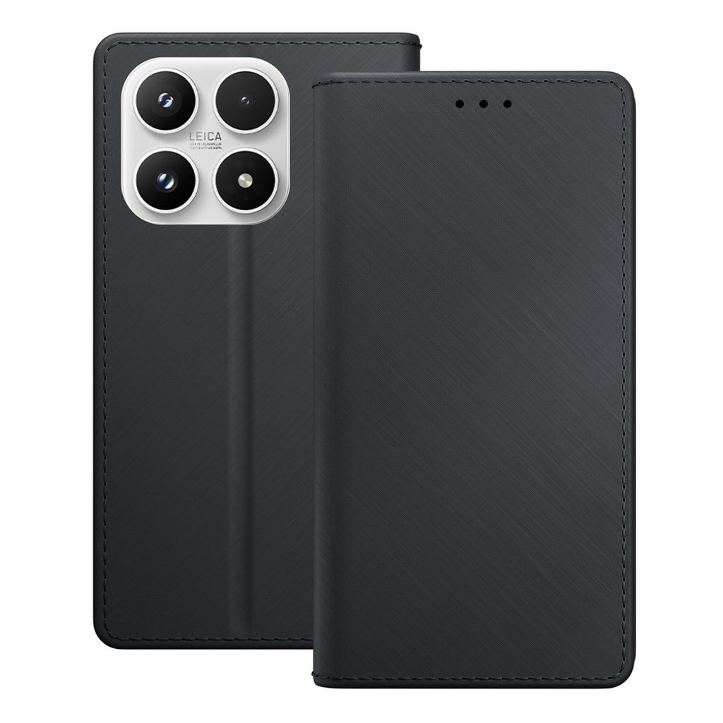 3mk Wallet -kotelo Xiaomi 17 - Musta