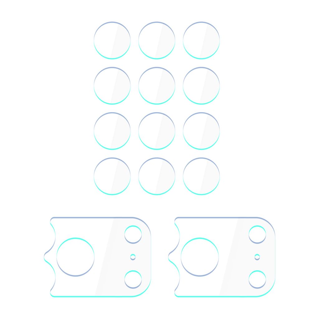 3mk Lens Protection Hybrid Glass Linsebeskytter till iPhone 17 Pro Max - Gjennomsiktig
