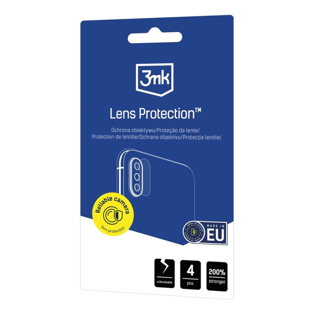 3mk Lens Protection Hybrid Glass Linsebeskytter till iPhone 17 Pro Max - Gjennomsiktig