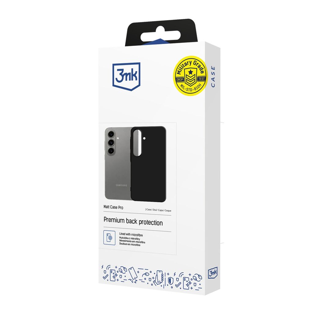 3mk Matt Pro Cover til Samsung Galaxy A57 - Sort