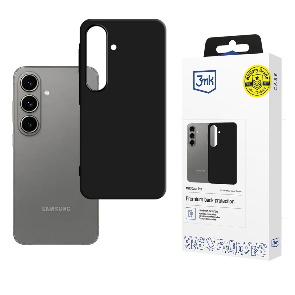 3mk Matt Pro Cover til Samsung Galaxy A57 - Sort