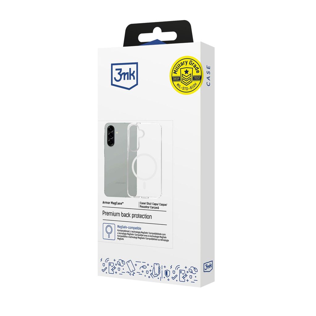 3mk Armor MagSafe Cover til Samsung Galaxy A57 - Gennemsigtig