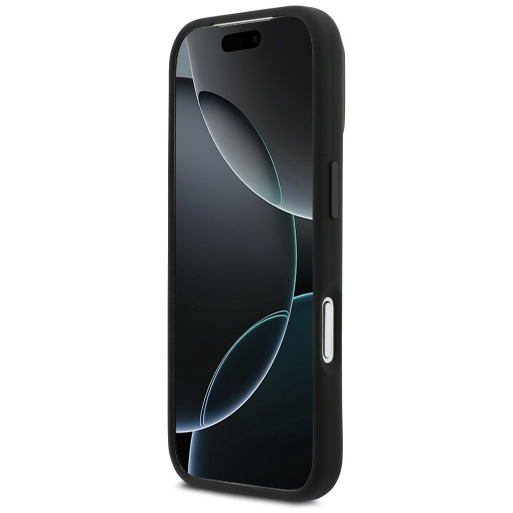 BMW M Silicon Horizontal Line MagSafe -kuori till iPhone 17 Pro - Musta