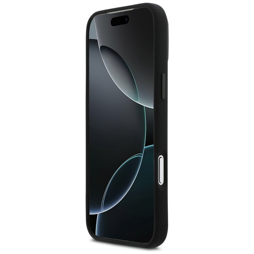BMW M Silicon Horizontal Line MagSafe -kuori till iPhone 17 Pro Max - Musta