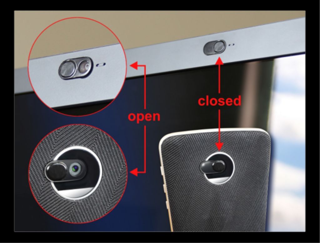 Delock webkamerabeskyttelse for bærbar PC, nettbrett og smarttelefon – 3-pakning svart