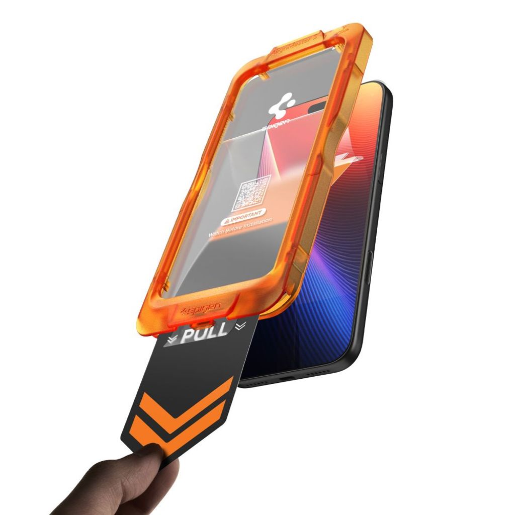 Spigen Glas.tR AlignMaster Slim Skærmbeskyttelse 3-Pak till iPhone 17 Pro Max