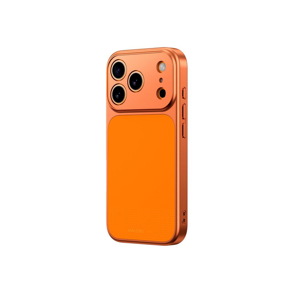 AmazingThing Minimal Mag Full Cover -kuori till iPhone 17 Pro - Oranssi