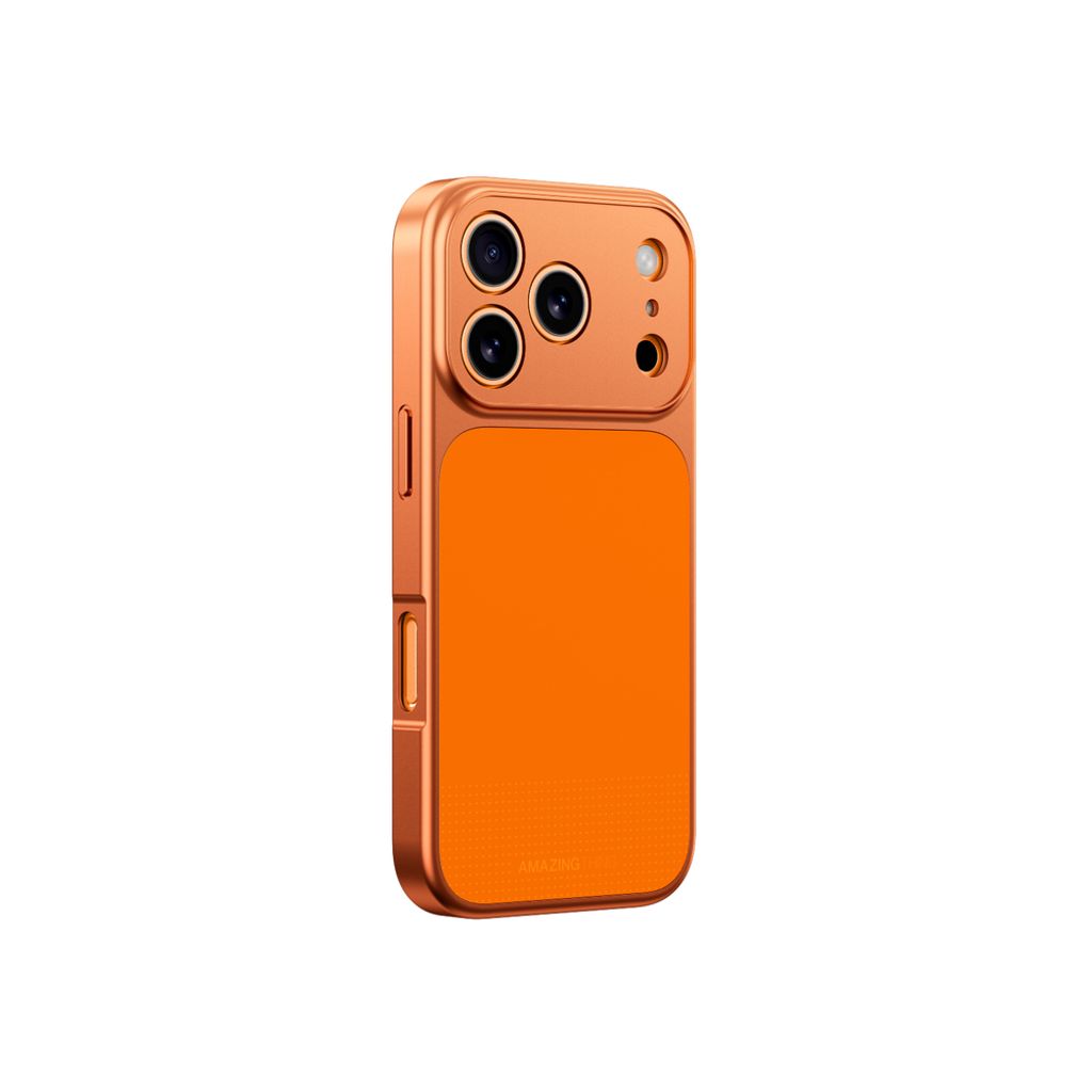 AmazingThing Minimal Mag Full Cover -kuori till iPhone 17 Pro - Oranssi