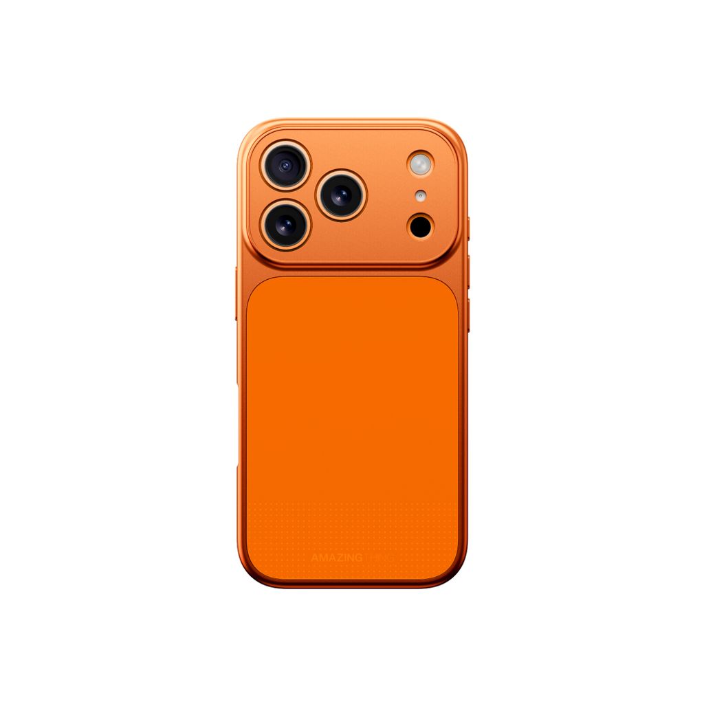 AmazingThing Minimal Mag Full Cover -kuori till iPhone 17 Pro - Oranssi