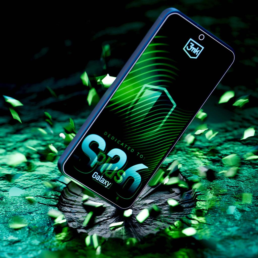 3mk Samsung Galaxy S26 Plus Hybrid Skjermbeskytter - Gjennomsiktig