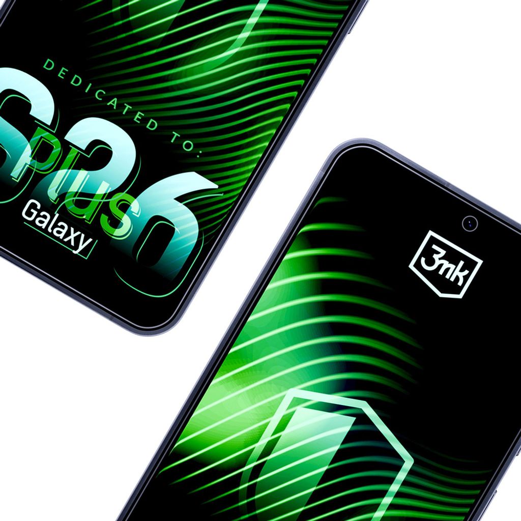 3mk Samsung Galaxy S26 Plus Hybrid Skjermbeskytter - Gjennomsiktig