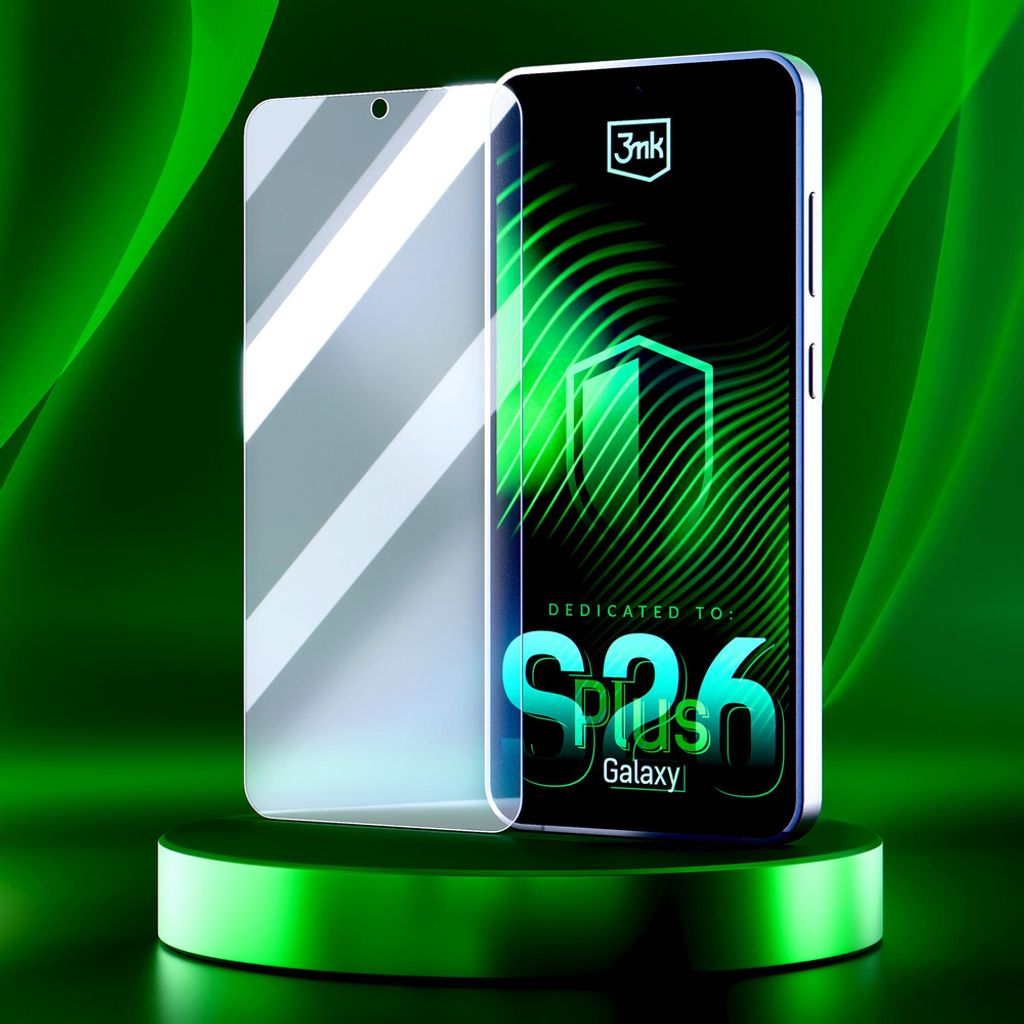 3mk Samsung Galaxy S26 Plus Hybrid Skjermbeskytter - Gjennomsiktig